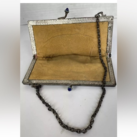 Antique 1920's Beaded Flapper Era Bag - Picture 9 of 10